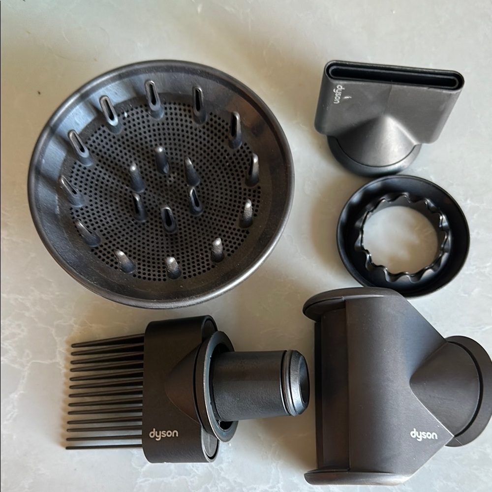 Dyson Black Hair Styling Attachments